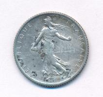 Franciaország 1913. 1Fr Ag T:VF patina
France 1913. 1 Franc Ag C:VF patina