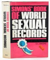 G. L. Simons: Simons' Book of World Sexual Records. New York, én.,Bell Publishing Co. Angol nyelven. Kiadói egészvászon-kötés, kiadói papír védőborítóban.