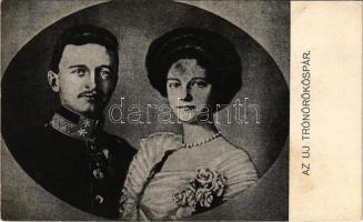 1916 Az új trónörököspár: IV. Károly és Zita (fl)