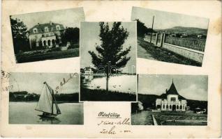1928 Révfülöp, villa, nyaraló, kaszinó, vitorlás (fl)