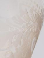 Talpas serleg. cca 17. sz. utolsó harmada, Porumbák, kuppán pontsoros díszítéssel közrefogott virágm...