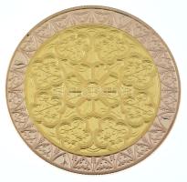 2015. "1000 éves a Mátyás Templom" kétoldalas, aranyozott fém emlékérem kapszulában (45mm)...