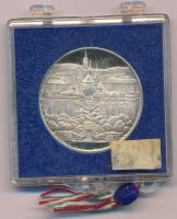 DN "Budapest Hilton" jelzetlen Ag emlékérem plombált ÁPV tokban (~12,50g/0.640/32mm) T:PP ...