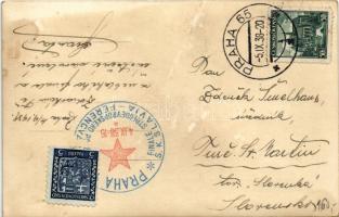 1938 Praha, Prag; Strahov, Masarykuv státní stadion, Sportovni Klub Slavia - Ferencváros (Fradi) / C...