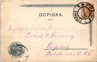 1899 (Vorläufer) Sportovni Klub Slavia v Praze / Prágai cseh foci csapat lapja aláírásokkal (közte p...