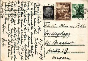 1939 Wir danken unserm Führer / NSDAP German Nazi Party propaganda, Adolf Hitler, Konrad Henlein, ma...