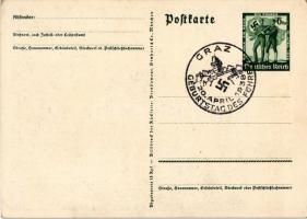 1938 März 13. Ein Volk, ein Reich, ein Führer! / Adolf Hitler, NSDAP German Nazi Party propaganda, m...