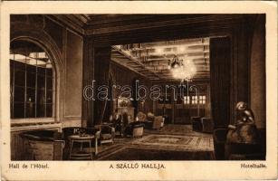 1928 Budapest XI. Szent Gellért gyógyfürdő és szálloda hallja, belső (EK)