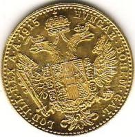 Ausztria 1915 1D arany T:BU aranyár alatt!!