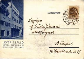 1939 Sopron, Kövér szálló. Bérlő: Horváth Imre (EK)