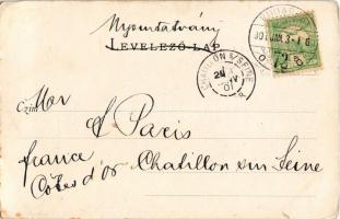 1901 Budapest V. Lipót utca (ma Váci utca), Fölsei Kornél üzlete. Divald Károly 52. sz. (EB)