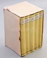 Albert Schweitzer Ausgewählte werke in Fünf Bänden. I-V. Bände. Berlin, 1973, Union. Német nyelven. Kiadói egészvászon-kötések, sérült kiadói kartonált papírtokban.