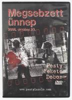 Pesty László: Megsebzett ünnep. DVD. Az alkotó által dedikált lappal.