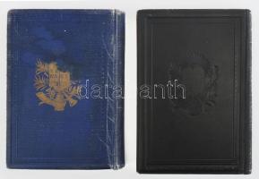 2 darab héber imádságos könyv, Ünnepi Imádságok, Imádságos könyv, sérült kötésben.