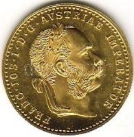 Ausztria 1915 1D arany T:BU aranyár alatt!!