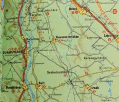 Magyarország autóstérképe 1987 + Budapest kihajtható térkép 1970