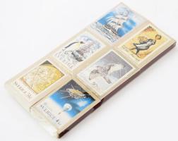 Svédország madarak, hat darabos gyufásdoboz sorozat