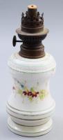 Antik porcelán petróleumlámpa test, m: 22,5 cm