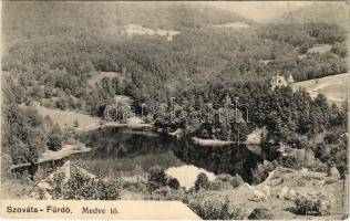 1906 Szováta-fürdő, Baile Sovata; Medve tó. Kelemen Ádám kiadása / Lacul Ursu / lake (fl)