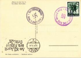 Männer der Zeit Nr. 91. Der Führer Adolf Hitler. Phot. Joh. Marr + So. Stpl