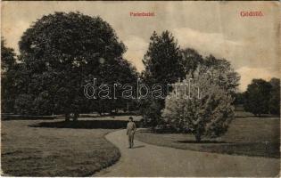 1910 Gödöllő, kastély park (fl)