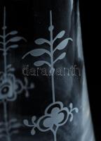 Royal Copenhagen kristály váza, jelzett, m: 26 cm