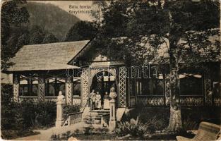 Koritnyica, Korytnica; Béla forrás. Gutkaiss kiadása / Albrechts Brunnen / mineral water spring (ragasztónyom / gluemark)
