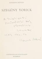 Kormos István: Szegény Yorick. A szerző, Kormos István (1923-1977) magyar költő, író, műfordító álta...