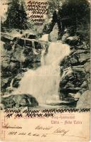 1902 Tátra, Magas-Tátra, Vysoké Tatry; Nagytarpataki vízesés / Gross Kohlbachfall / waterfall (fl)