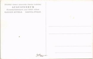 Bártfafürdő, Bardejovské Kúpele, Bardiov, Bardejov; Augustineum Kassaegyházmegyei papi üdülő otthon ...