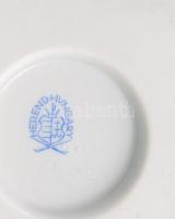 Herendi Viktória mintás kaspó. Kézzel festett, jelzett, aranyozás kissé kopott m:13 cm, d: 15 cm