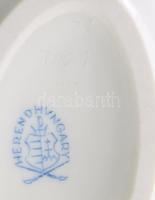 Herendi Viktória mintás tojás bombonniere. Kézzel festett, jelzett, hibátlan 11x8 cm,