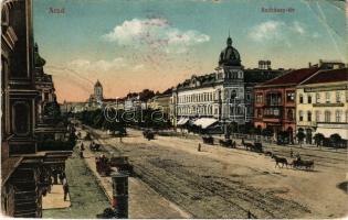 1917 Arad, Andrássy tér, Központi áruház / square, shop (EB)