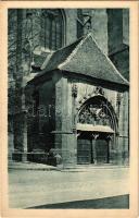 Brassó, Kronstadt, Brasov; Fekete templom főkapuja / Poarta principala a bisiricei negre / church gate