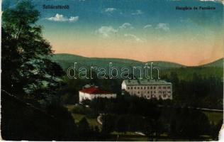 1918 Szliácsfürdő, Kúpele Sliac; Hungária és Pannónia szálloda / hotels (EM)