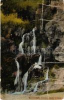 1917 Maroshévíz, Oláhtoplica, Toplita, Toplica; Vízesés a Bánffy forrással / waterfall, spring (Rb)