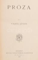 Vajda János: Próza. Első kiadás



Budapest, 1887. Révai Testvérek (Pallas ny.). 290, [2] p. /Va...