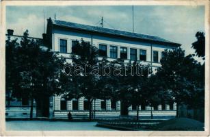 1938 Losonc, Lucenec; Státna dievcenská mestianská skola / iskola / school + "1938 Losonc visszatért" So. Stpl (fl)