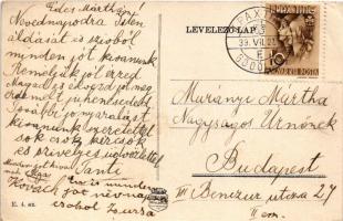 1939 Gödöllő, leány jamboree, I. Pax Ting leánycserkész világtalálkozó, Királyi kastély s: Sávely D....