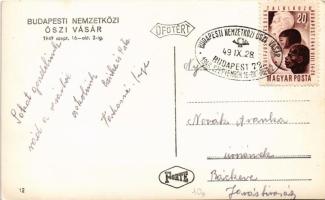 1949 Budapest XIV. Nemzetközi Őszi Vásár a Városligetben, Nehézipari Minisztérium Bányászati főosztá...