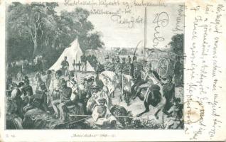 1848-49 Military camp of Hungarian soldiers, 1848-49 Honvédtábor