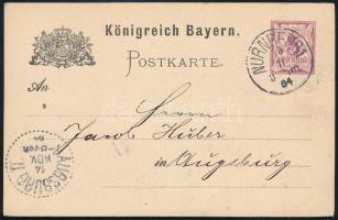 Német államok - Bayern 1884
