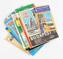 20 db magyar város és település térképe: Gyula, Siófok, Mátészalka, Medgyesegyháza, stb.