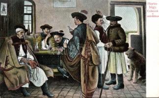 Hortobágy csárda csikósok