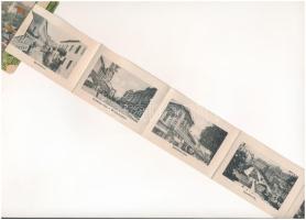 Miskolc. Leporellolap 10 kis képpel (előlapi hiány)