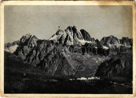 Tátra, Magas-Tátra, Vysoké Tatry; Strbské pleso, Rysy, Vysoká, Ganek (EB)