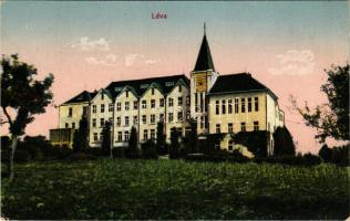 1938 Léva, Levice; Állami tanítóképző / teachers' training institute + "1938 Léva visszatért" So. Stpl (EK)