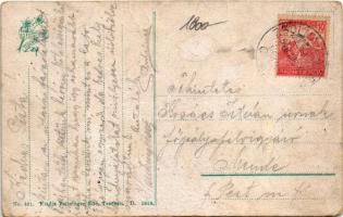 1918 Lucsivna, Lautschburg, Lucivná (Magas-Tátra, Vysoké Tatry); Feitzinger Ede No. 401. 1918. (EB)