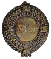~1930. "Szombathelyi D.T. és Mentő Egylet - 1928 IX. 9" bronz jelvény (25mm) T:AU