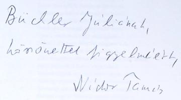 Nádor Tamás: Virradatra megjő a kegyelem. Összegyűjtött versek. DEDIKÁLT! Bp., 2002, Littera Nova. K...